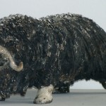 Sculpture bœuf musqué