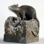 Sculpture rat de port